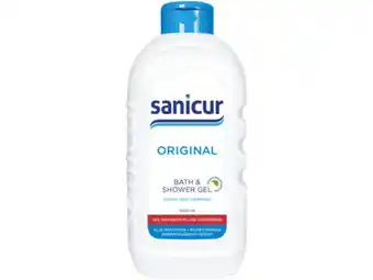 Hoogvliet Sanicur Bad & douche gel original aanbieding