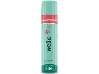 Hoogvliet Wella Haarspray extra sterk aanbieding