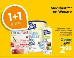 Trekpleister Modifas en Wecare aanbieding