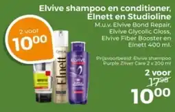 Trekpleister Elvive shampoo en conditioner, Elnett en Studioline aanbieding