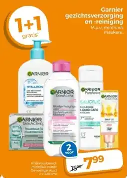 Trekpleister Garnier Gezichtsverzorging en Reiniging aanbieding