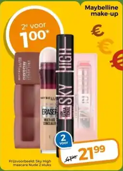 Trekpleister Maybelline make-up aanbieding