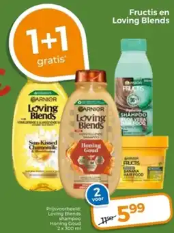 Trekpleister Fructis en Loving Blends aanbieding