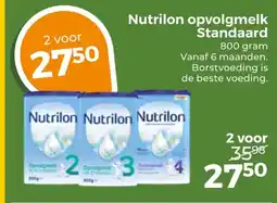 Trekpleister Nutrilon opvolgmelk Standaard aanbieding