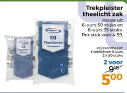 Trekpleister Trekpleister theelicht zak aanbieding
