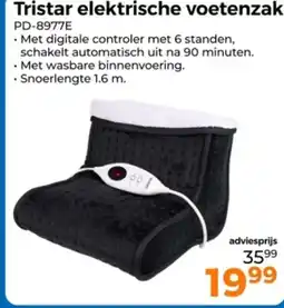 Trekpleister Tristar elektrische voetenzak PD-8977E aanbieding