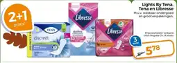 Trekpleister Lights By Tena, Tena en Libresse aanbieding