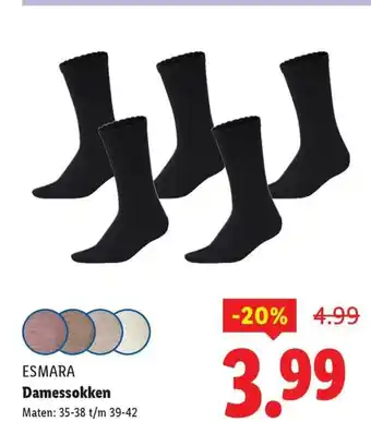 Lidl Esmara Damessokken aanbieding