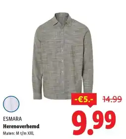 Lidl Esmara Herenoverhemd aanbieding
