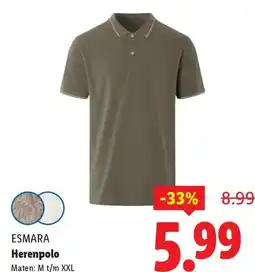 Lidl Esmara Herenpolo aanbieding