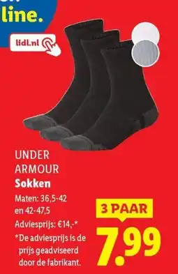 Lidl Under Armour Sokken aanbieding