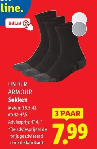 Lidl Under Armour Sokken aanbieding