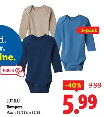 Lidl Lupilu Rompers aanbieding