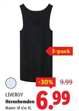 Lidl Livergy Herenhemden aanbieding
