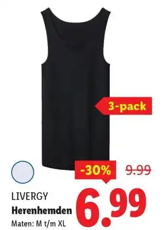 Lidl Livergy Herenhemden aanbieding