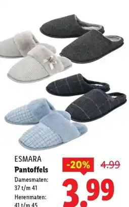Lidl Esmara Pantoffels aanbieding