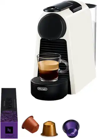 Expert DeLonghi Nespresso Essenza Mini EN85.W Wit aanbieding