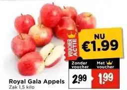 Vomar Voordeelmarkt Royal Gala Appels aanbieding
