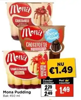 Vomar Voordeelmarkt Mona Pudding aanbieding