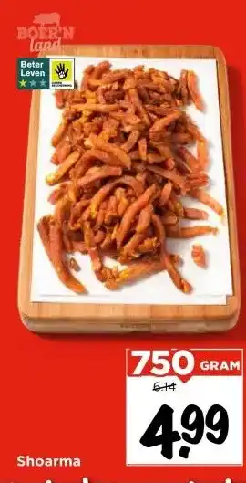 Vomar Voordeelmarkt Shoarma aanbieding