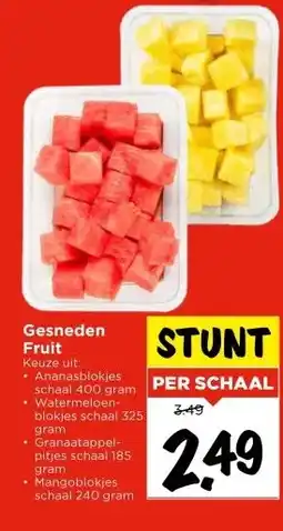 Vomar Voordeelmarkt Gesneden Fruit aanbieding