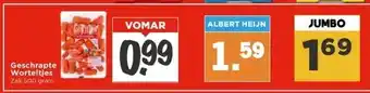 Vomar Voordeelmarkt Geschrapte Worteltjes aanbieding