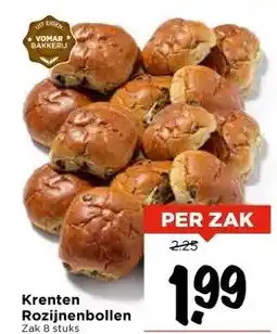 Vomar Voordeelmarkt Krenten Rozijnenbollen aanbieding