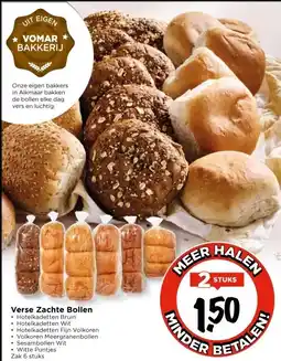 Vomar Voordeelmarkt Verse Zachte Bollen aanbieding