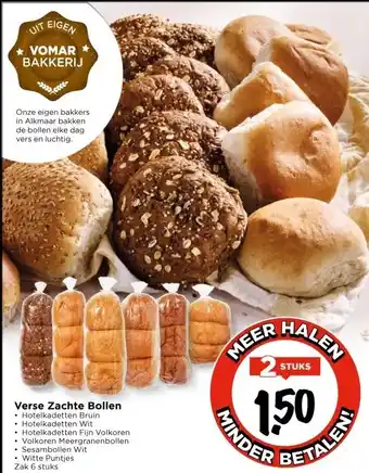 Vomar Voordeelmarkt Verse Zachte Bollen aanbieding
