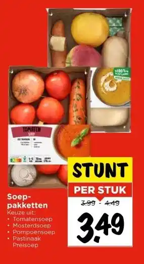 Vomar Voordeelmarkt Soep- pakketten aanbieding