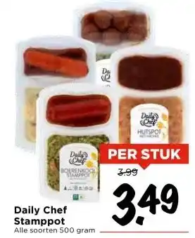Vomar Voordeelmarkt Daily Chef Stamppot aanbieding