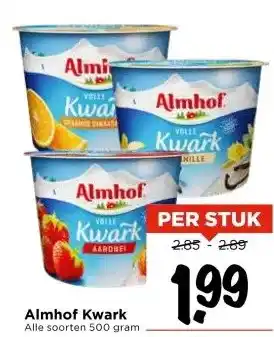 Vomar Voordeelmarkt Almhof Kwark aanbieding