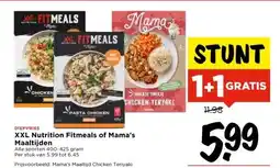 Vomar Voordeelmarkt XXL Nutrition Fitmeals of Mama's Maaltijden aanbieding