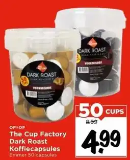 Vomar Voordeelmarkt The Cup Factory Dark Roast Koffiecapsules aanbieding