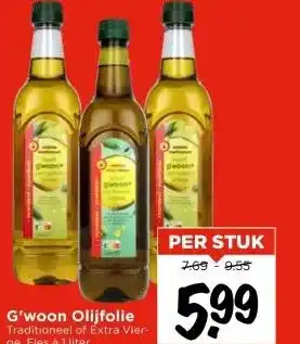 Vomar Voordeelmarkt G'woon Olijfolie aanbieding