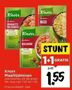 Vomar Voordeelmarkt Knorr Maaltijdmixen aanbieding