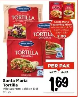 Vomar Voordeelmarkt Santa Maria Tortilla aanbieding