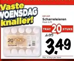 Vomar Voordeelmarkt Scharreleieren aanbieding