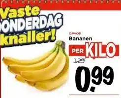 Vomar Voordeelmarkt Bananen aanbieding