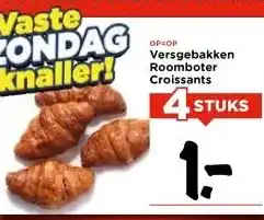 Vomar Voordeelmarkt Versgebakken Roomboter Croissants aanbieding