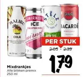 Vomar Voordeelmarkt Mixdrankjes aanbieding