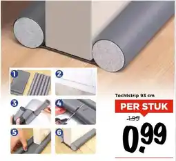 Vomar Voordeelmarkt Tochtstrip 93 cm aanbieding