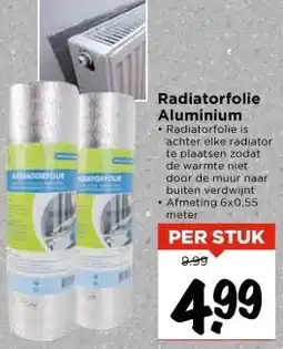 Vomar Voordeelmarkt Radiatorfolie Aluminium aanbieding