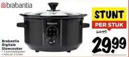 Vomar Voordeelmarkt Brabantia Digitale Slowcooker aanbieding