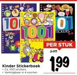 Vomar Voordeelmarkt Kinder Stickerboek aanbieding
