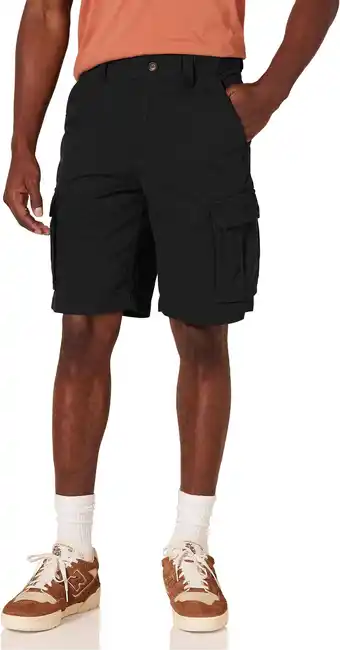 Amazon Amazon Essentials Classic-Fit Cargo Kort Zwart, 36 aanbieding