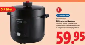 Lidl Silvercrest Elektrische snelkookpan aanbieding