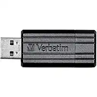 Amazon Verbatim 49062 PinStripe USB-schijf van 8 GB, USB 2.0 praktische Stick, met schuif mechanisme, zwart aanbieding