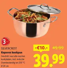 Lidl Silvercrest Koperen kookpan aanbieding