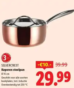 Lidl Silvercrest Koperen steelpan aanbieding